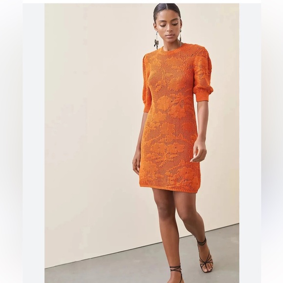 Maeve Anthropologie Orange Knit
Sweater Dress - Picture 1 of 3